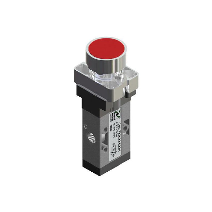 Pneumax T228.32.6.22/4 3/2 Pushbutton Valve