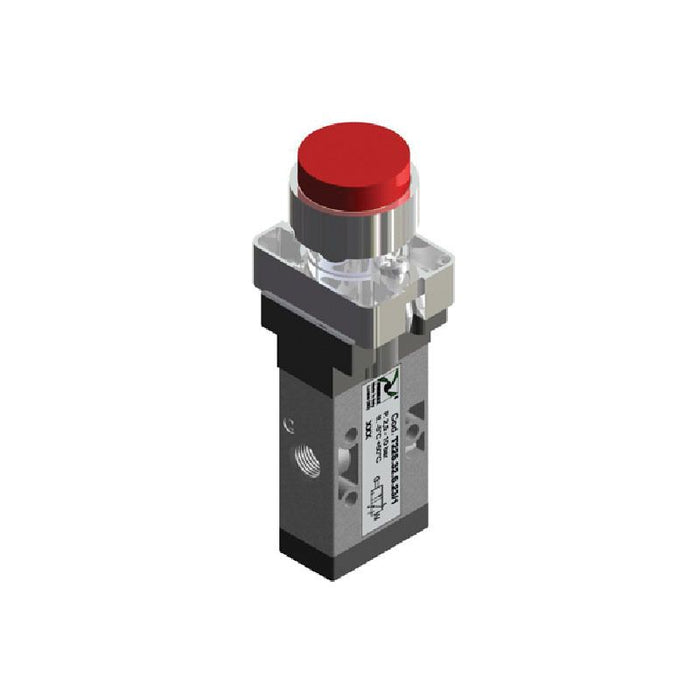 Pneumax T228.32.6.23/4 3/2 Pushbutton Valve - pneumaticsystems