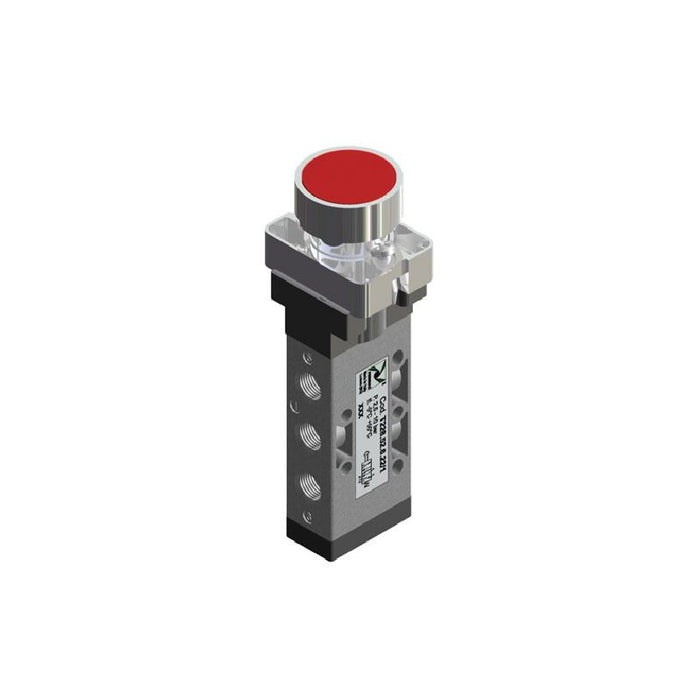 Pneumax T228.52.6.22/2 5/2 Pushbutton Valve