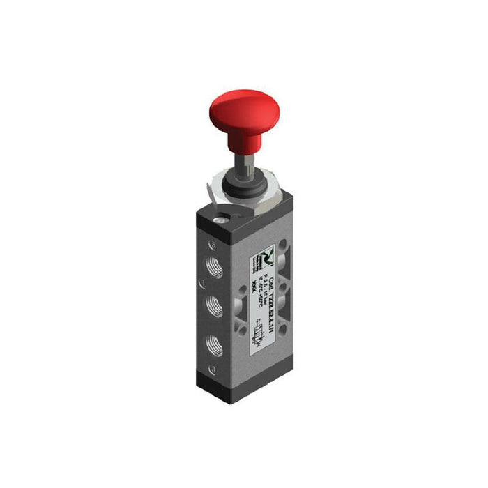 Pneumax T228.52.8.11/1 5/2 Pushbutton Valve