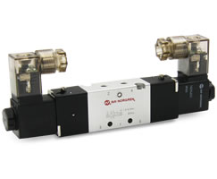 VCB22D611A-AD213J, VCB22 5/3 APB Inline Solenoid Valve, G1/2, 2400 l/min