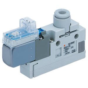 VQZ115-5MO1-C4-PR-Q, VQZ100/200/300, VQZ115, 100 Series,  3 Port Solenoid Valve, Body Ported